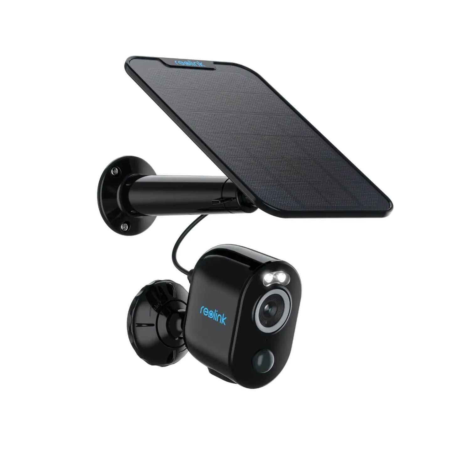 REOLINK Solar Security Cameras Wireless Outdoor 2.4G&5GHz Dual Band WiFi 4MP Color Night Vision Wire-Free Battery Solar PoweredNo Extra Fee Argus 3 Pro SP (Renewed) Black